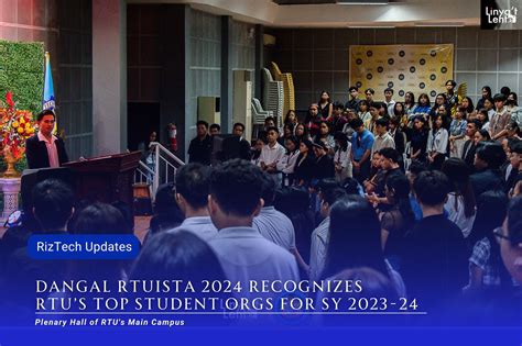 university of pasig|Dangal RTUista 2024 Recognizes RTU’s Top Student Orgs for .